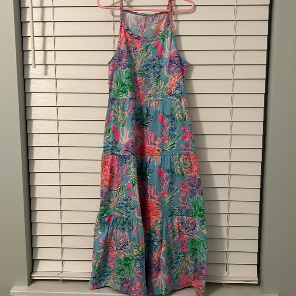 EUC- girls size small (4-5) Lilly Pulitzer maxi dress